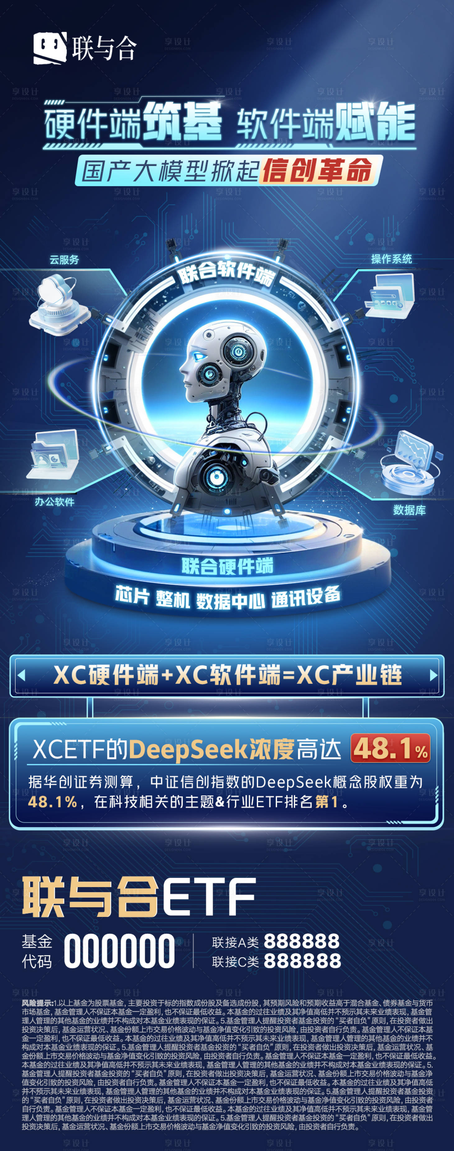 源文件下載【享設計】搜索編號：71940031984953747【基金理財信息技術應用創新產業海報】