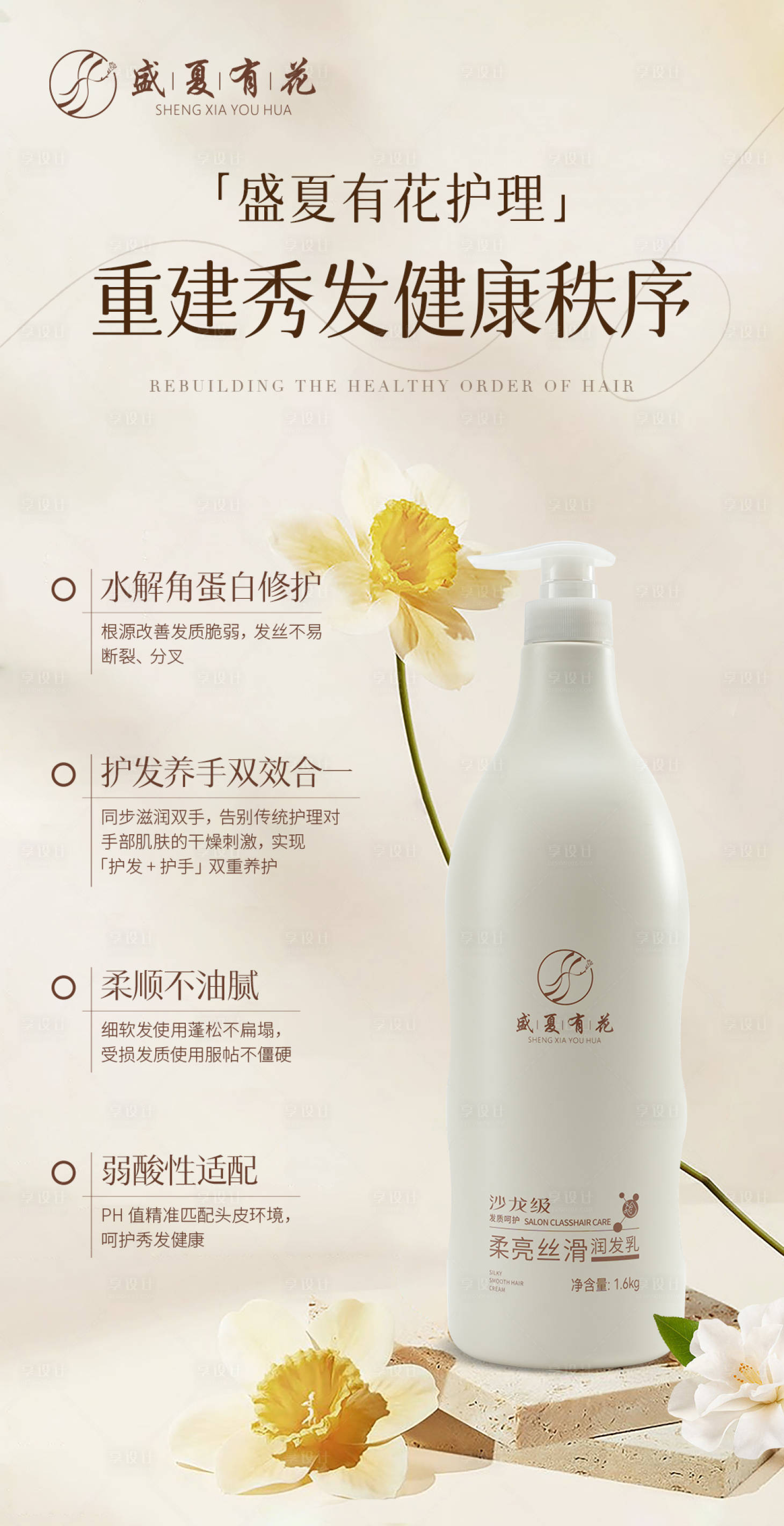 源文件下載【享設計】搜索編號：74030031906397602【洗護賣點海報】