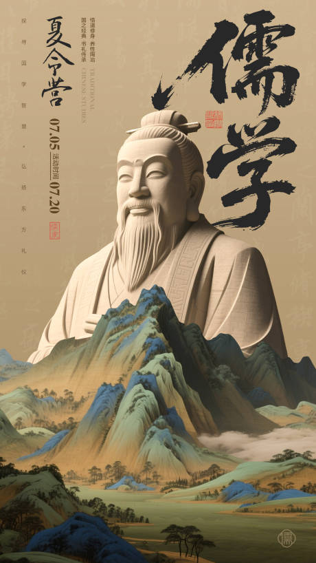 国学兴趣班海报