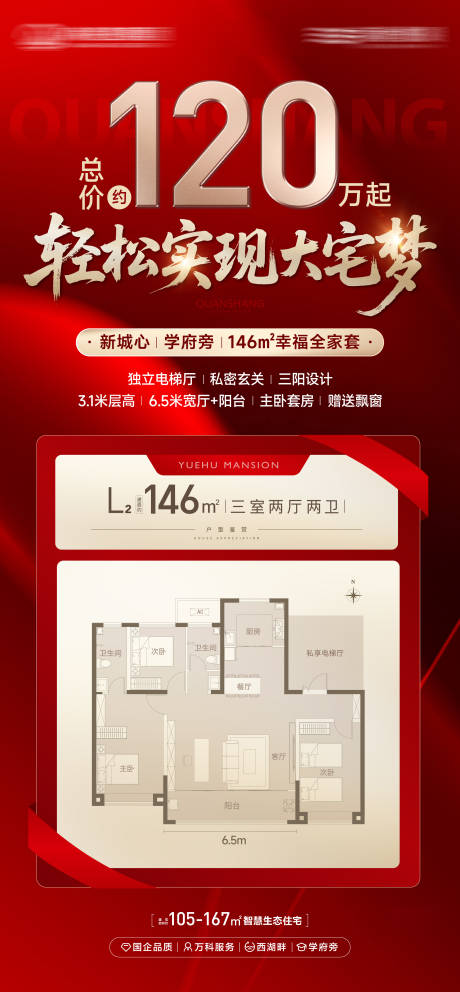 源文件下载【享设计】搜索编号：45280032247114409【户型海报】
