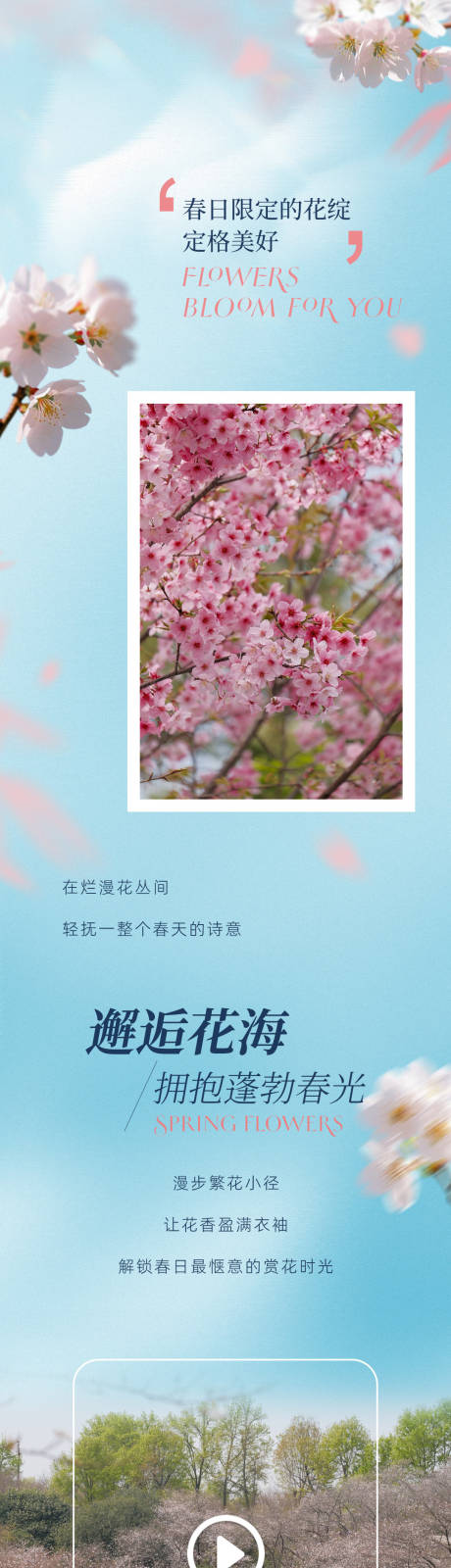 源文件下載【享設計】搜索編號：14830031691388600【賞花踏青長圖】