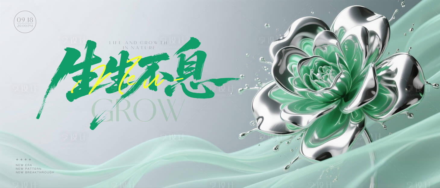源文件下載【享設計】搜索編號：37000031821627882【生生不息酸性科技背景】