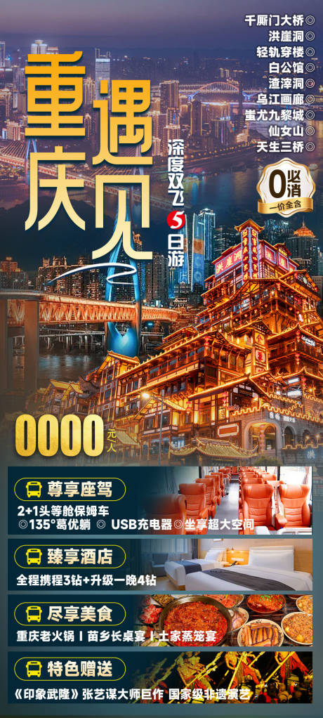 源文件下载【重庆旅游海报】编号：76970031861636171