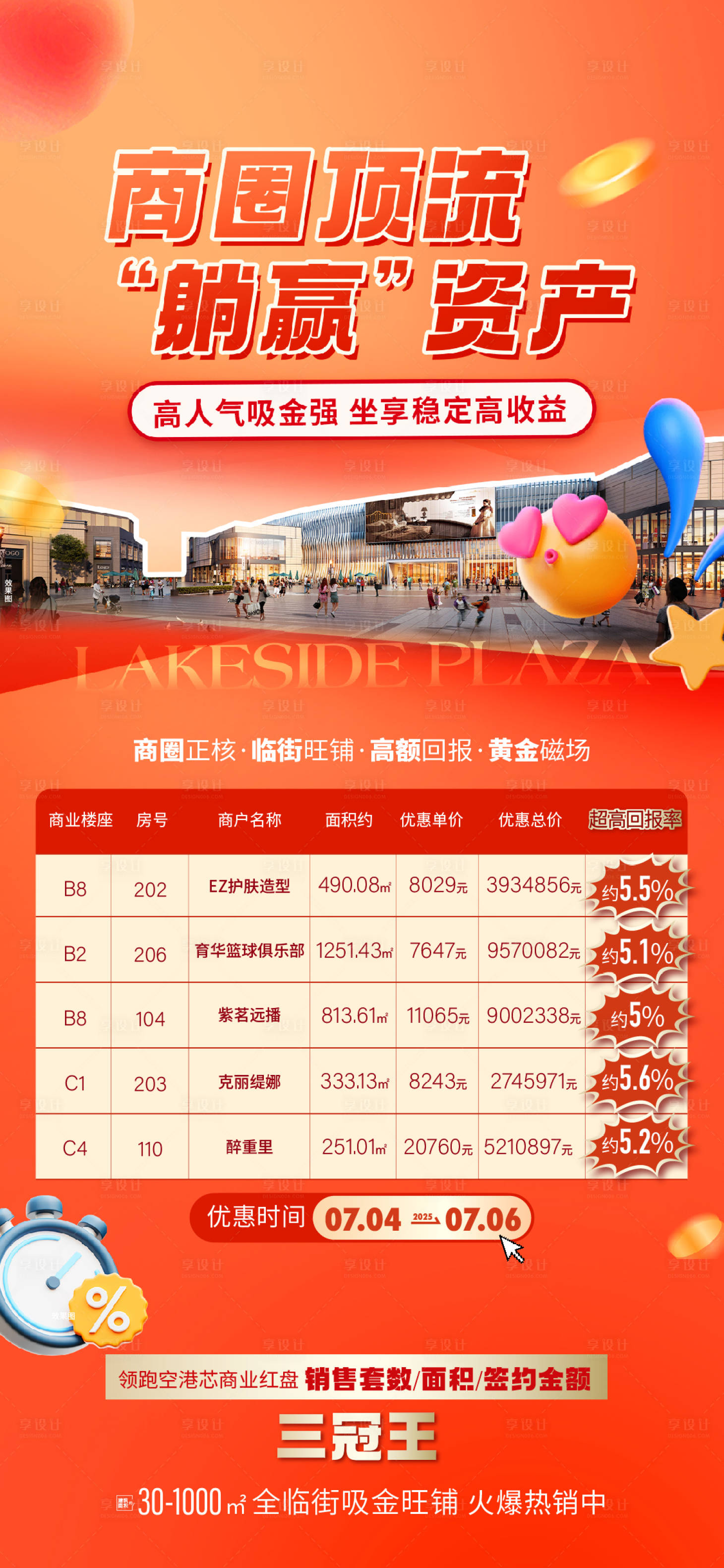 源文件下载【享设计】搜索编号：67470031932524820【商铺特价房海报】