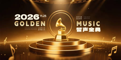 源文件下载【音乐盛典颁奖晚会主视觉】编号：65720031933663190