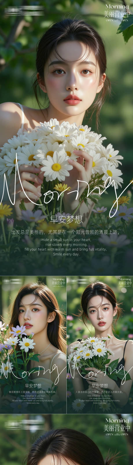 源文件下载【医美早安海报日签系列】编号：70930031994693767