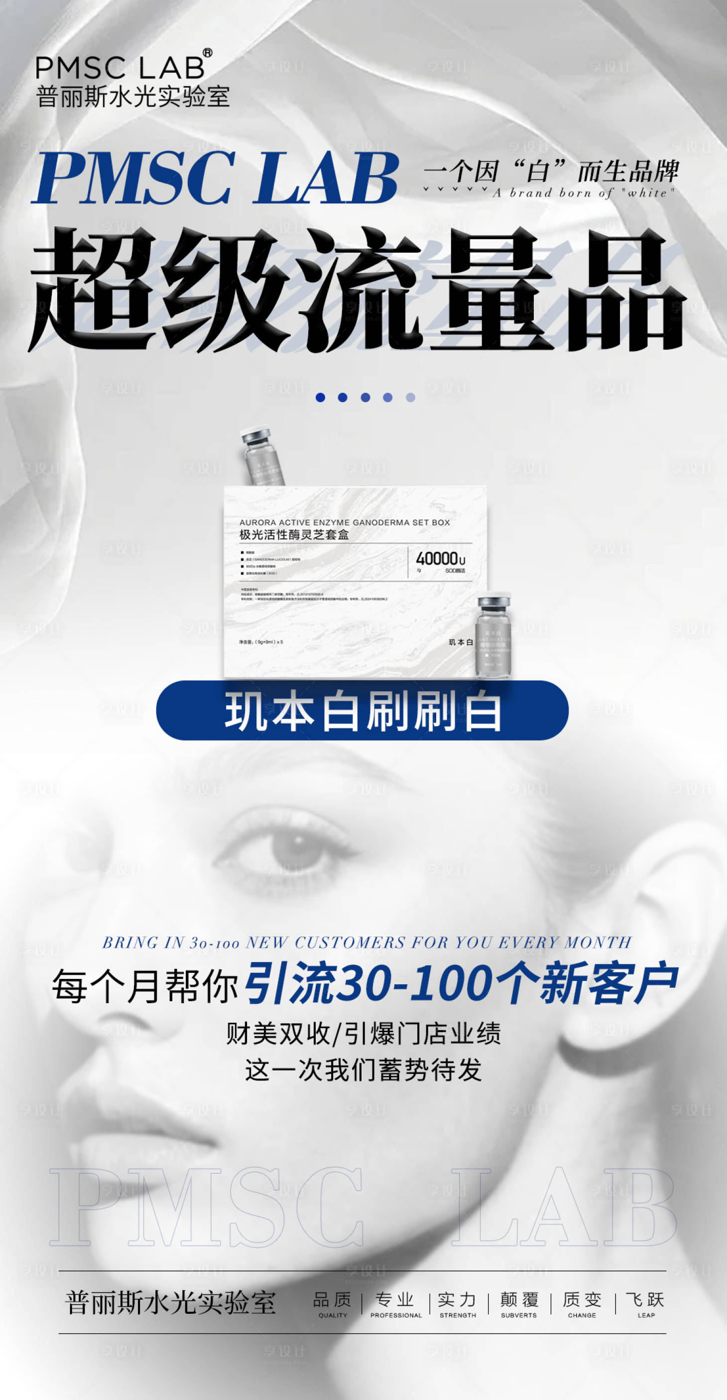 源文件下载【享设计】搜索编号：53710031976157266【美业招商海报】