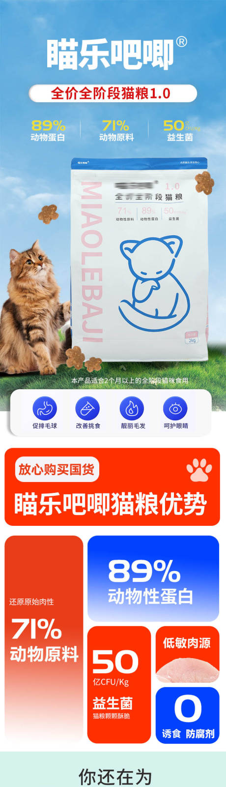 源文件下载【猫咪全价全期猫粮】编号：16530031789585310