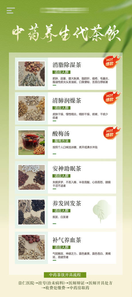 源文件下载【中药夏日茶饮宣传海报】编号：10980031976104904