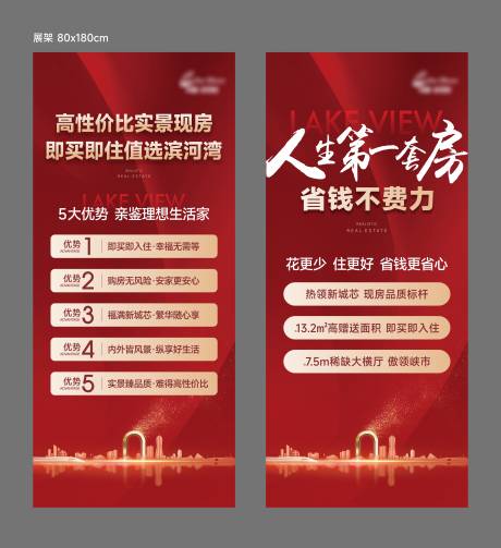 源文件下载【地产价值展架】编号：35930032067833393