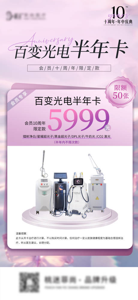源文件下载【享设计】搜索编号：17440031805219865【周年庆光电拓客卡海报】