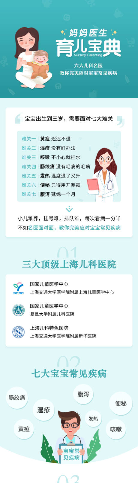 源文件下载【儿科疾病合辑海报长图】编号：45270032131142713