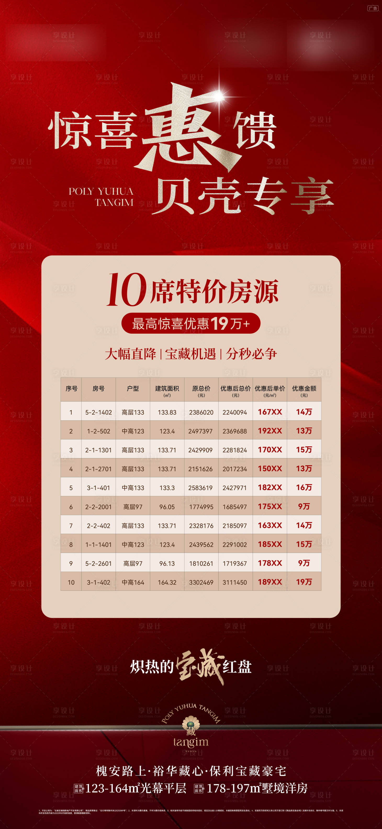 源文件下载【享设计】搜索编号：92150032268286003【特价房海报】