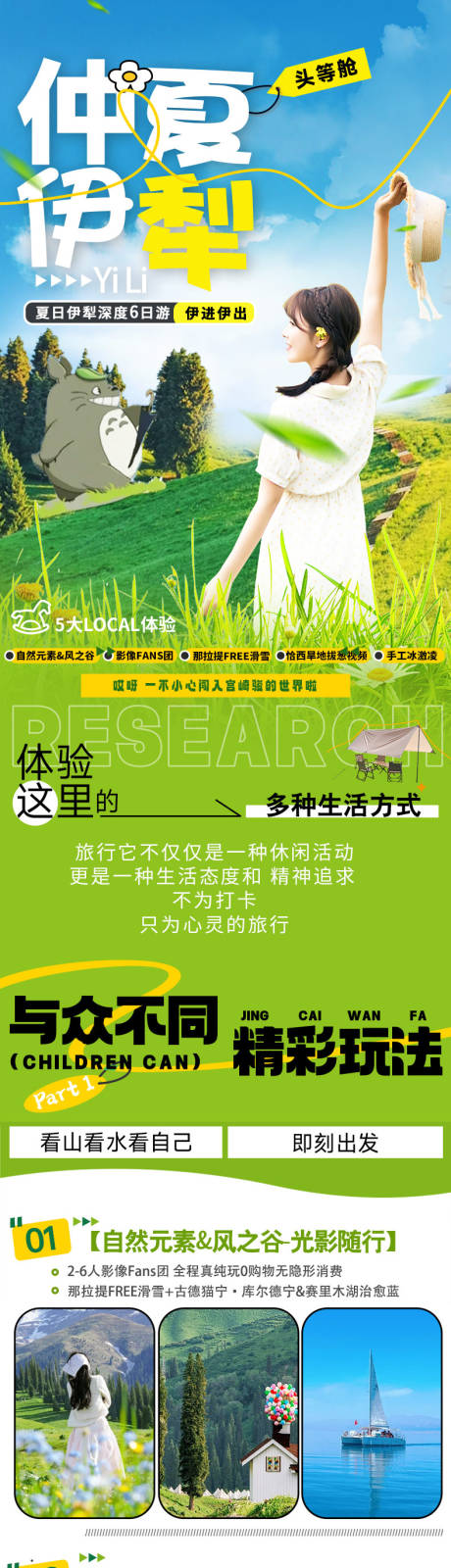 新疆伊犁旅游详情长图