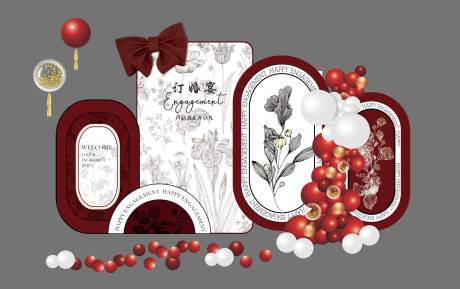 源文件下載【享設(shè)計(jì)】搜索編號(hào)：13700032234056608【法式小香風(fēng)婚禮訂婚宴布置】