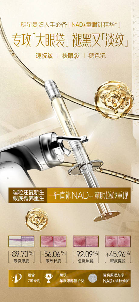 源文件下载【享设计】搜索编号：29200032044367652【童颜针成分科普海报】