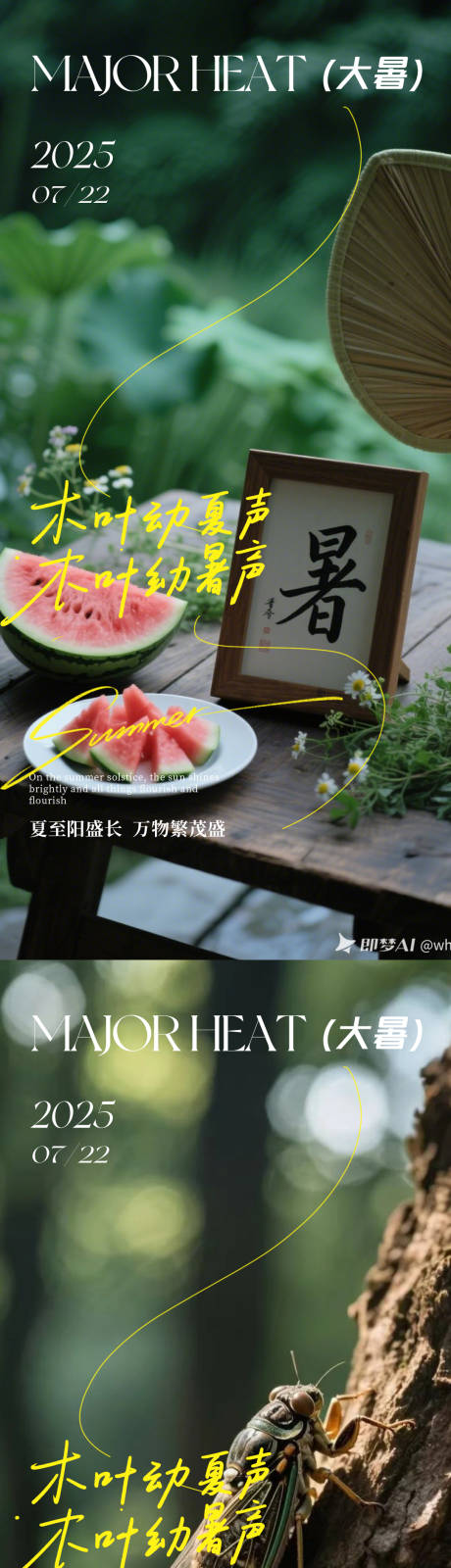 源文件下载【大暑节气海报】编号：61600031904233014