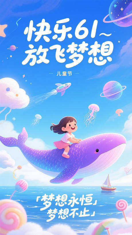 源文件下載【享設計】搜索編號：11320032093633527【六一兒童節海報】