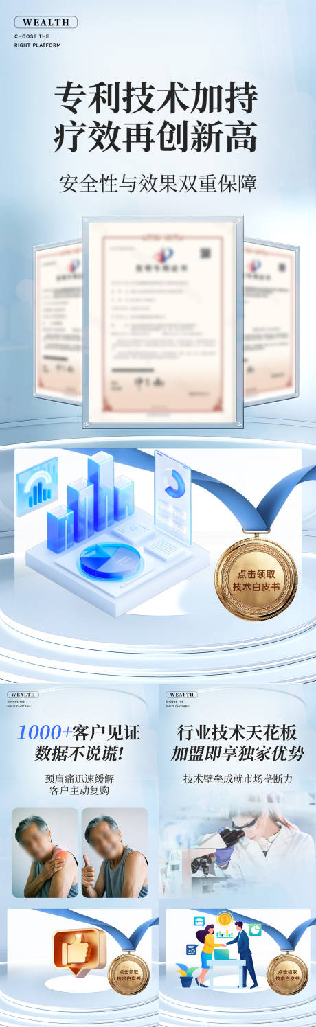 源文件下載【養(yǎng)生科技頸肩痛專利技術(shù)市場趨勢海報(bào)】編號：36720032019931330