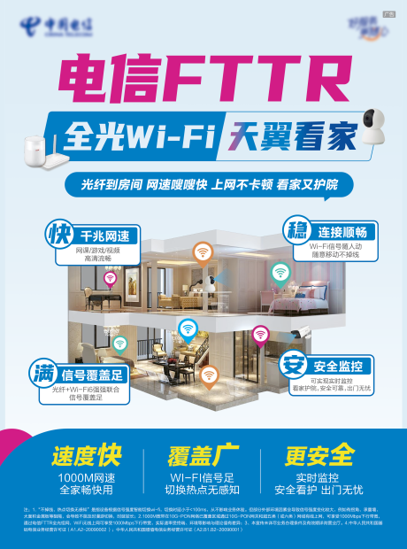 电信FTTR海报