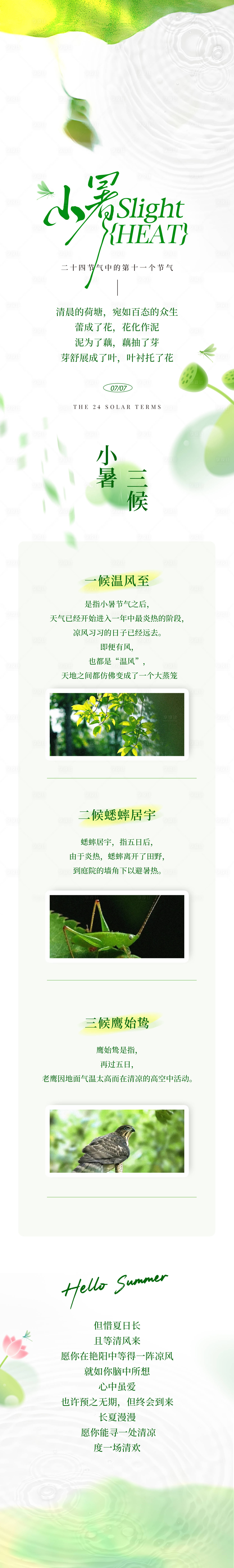 源文件下載【享設計】搜索編號：68420031700597061【地產小暑公眾號長圖海報】