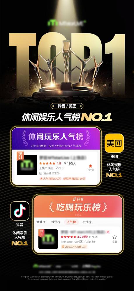 源文件下載【享設計】搜索編號：37030031936618090【酒吧夜店抖音美團榜首宣傳海報】