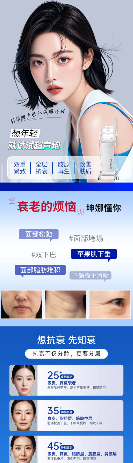 源文件下载【医美超声炮抗衰长图】编号：81590032049343635