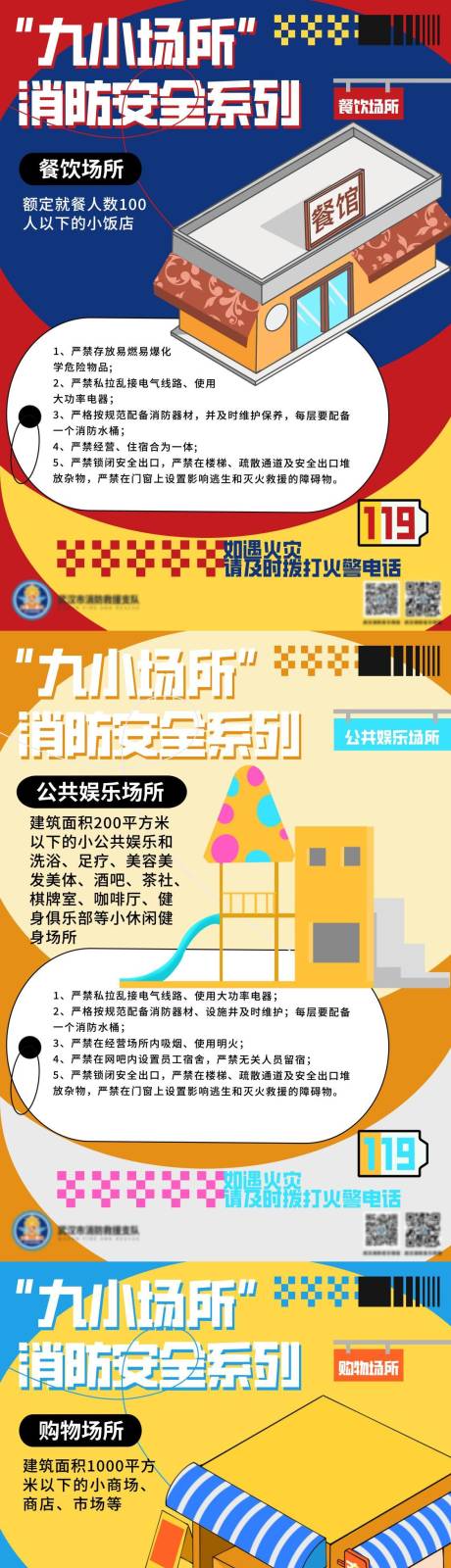 源文件下载【享设计】搜索编号：63260032245324347【九小场所 消防安全系列】
