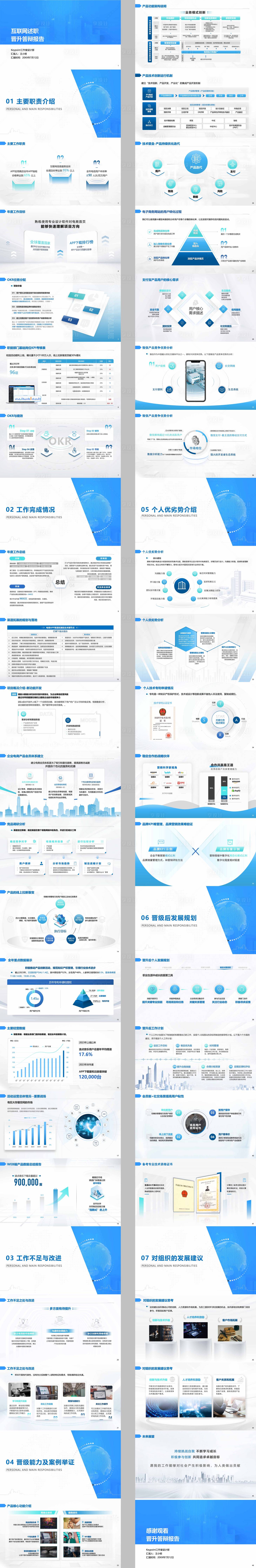 源文件下载【享设计】搜索编号：31030031735614415【个人工作述职汇报晋升答辩PPT】