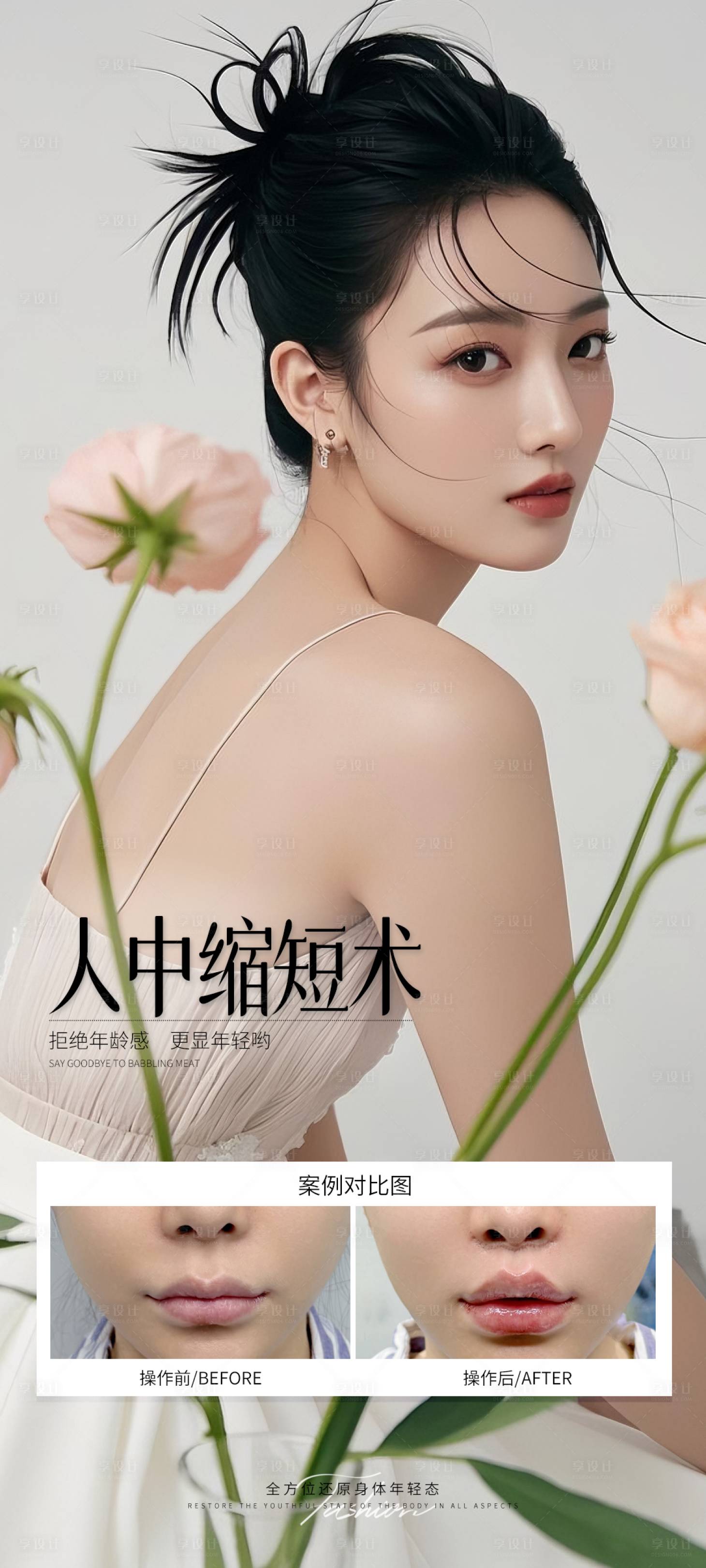 源文件下載【享設計】搜索編號：94230031911515743【人中縮短案例】
