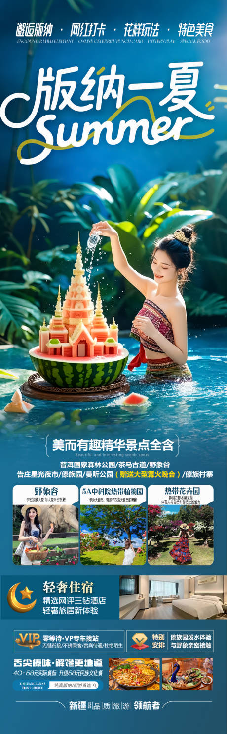 源文件下载【西双版纳旅游海报】编号：80880031948122668