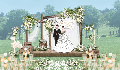 源文件下载【草坪婚礼效果图】编号：12730031831966093