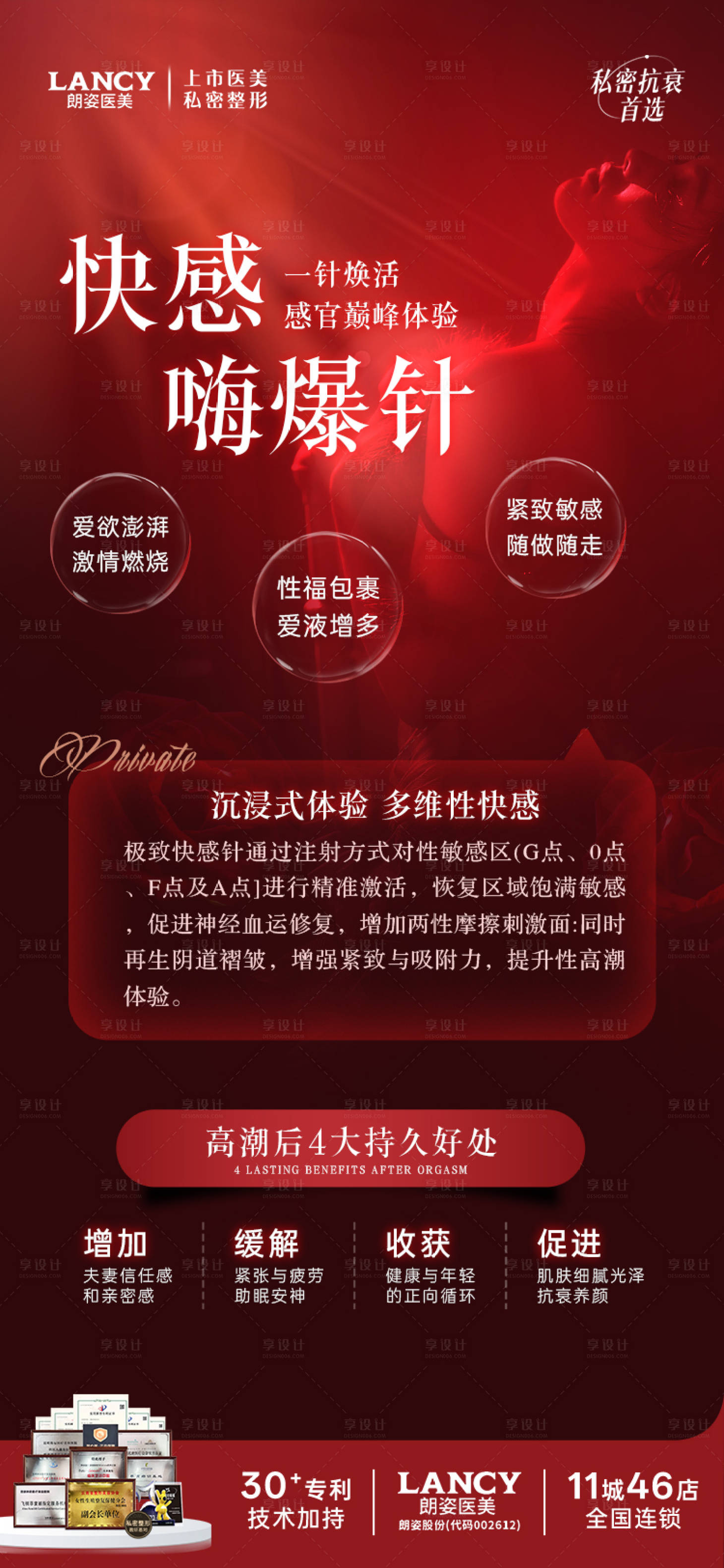 源文件下载【享设计】搜索编号：94630032265712325【医美私密红色活动海报】