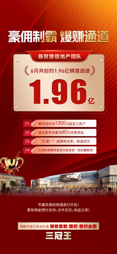 源文件下載【享設(shè)計(jì)】搜索編號(hào)：12980031932201524【經(jīng)紀(jì)人傭金紅金海報(bào)】