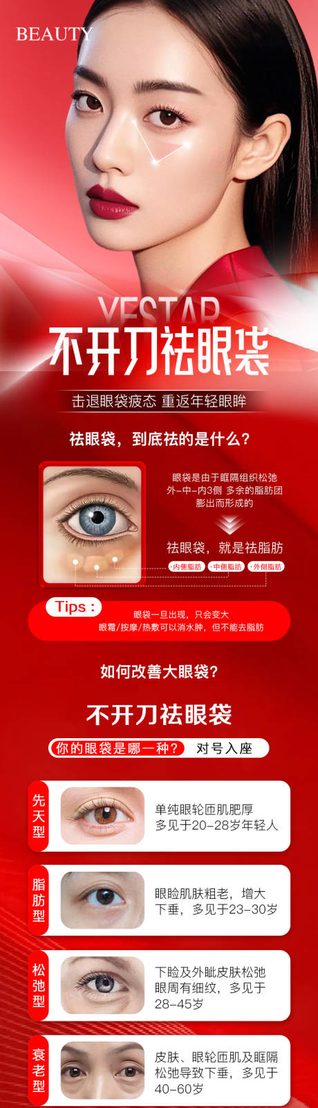 源文件下载【医美不开刀祛眼袋长图】编号：31090031740528929