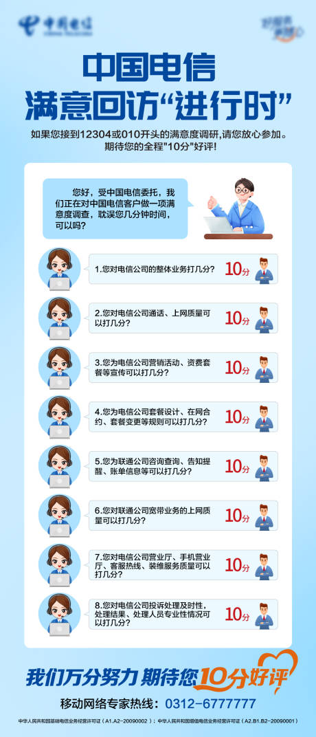 源文件下载【享设计】搜索编号：79770032254314020【通信服务海报】