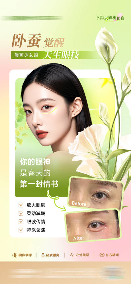 源文件下载【医美卧蚕眼周案例海报】编号：94090031752042548