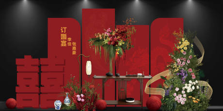 源文件下载【享设计】搜索编号：41270031829712639【新中式订婚宴】