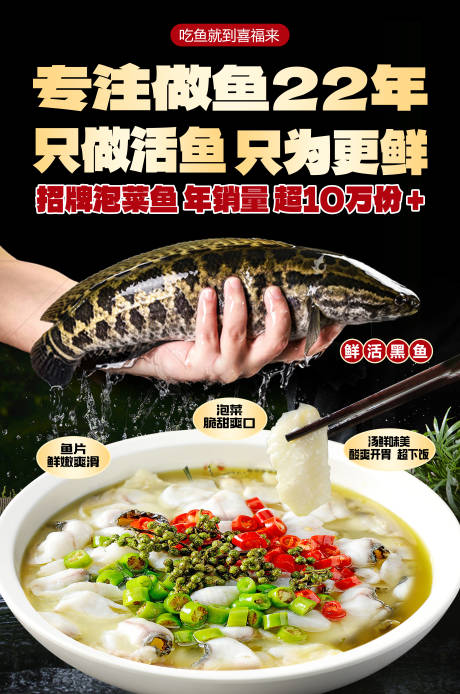 源文件下载【黑鱼酸菜鱼海报】编号：25260031672669805