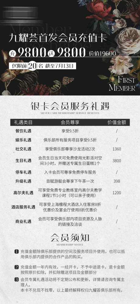源文件下載【藝術感高級簡約會員充值卡海報】編號：13080032165608807