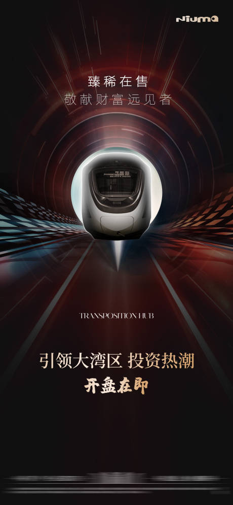 地产预热悬念海报