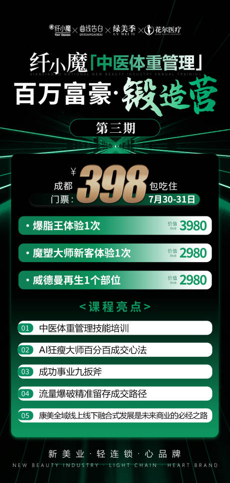 源文件下载【享设计】搜索编号：81200032122845755【医美锻炼营造势海报】