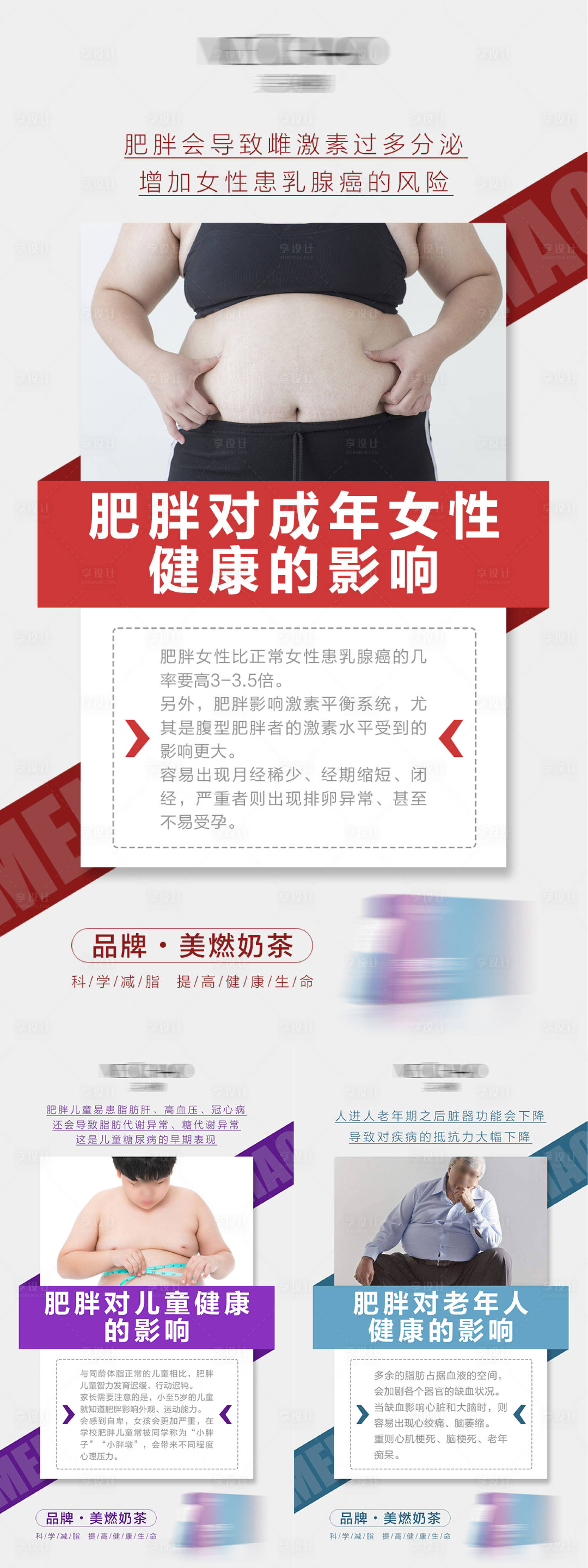 源文件下載【享設(shè)計(jì)】搜索編號：58530031678434708【減脂奶茶宣傳海報(bào)】