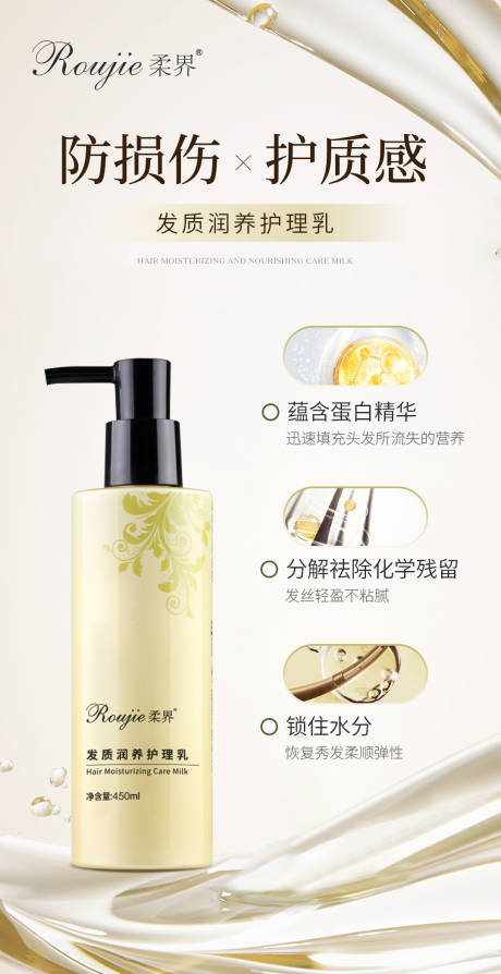 源文件下载【享设计】搜索编号：80460031906987944【精华护理成分宣传海报】