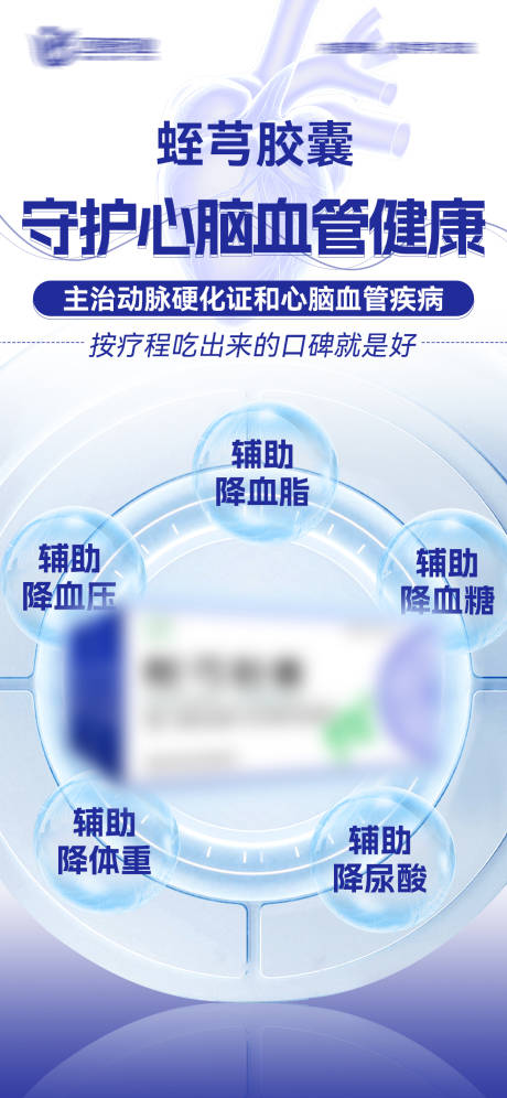 源文件下载【心脑血管胶囊海报】编号：37600031804199957