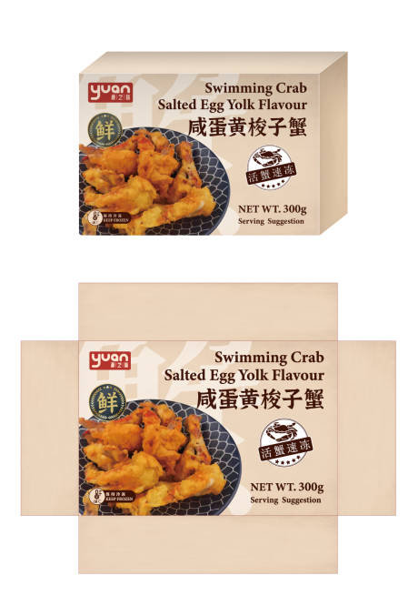 源文件下载【梭子蟹小清新包装设计】编号：98730031691317488