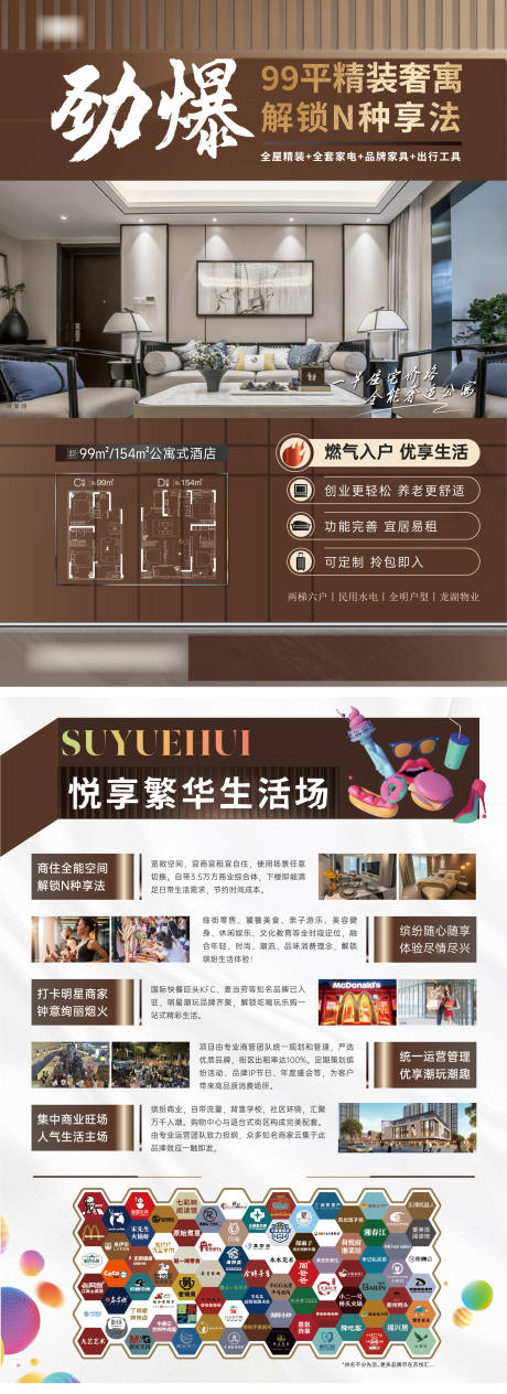 源文件下载【地产样板房公寓价值点DM宣传单】编号：58640031888778952