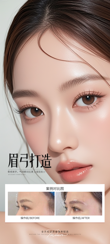 源文件下载【医美眉弓打造海报】编号：91080032056987234