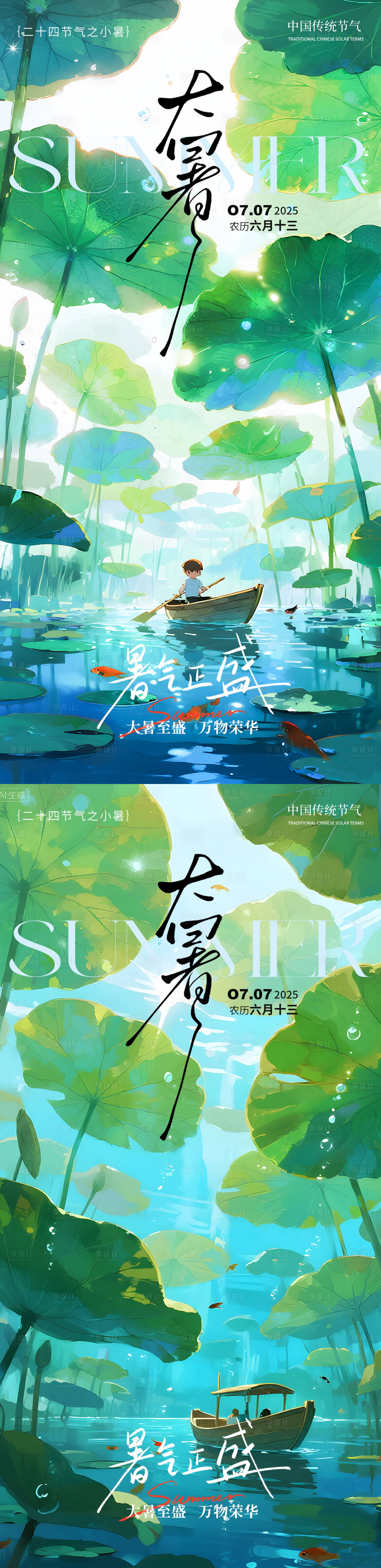 源文件下载【享设计】搜索编号：93890031898086241【大暑】