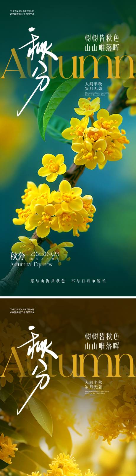 源文件下載【享設計】搜索編號：65050031961832112【秋分節氣系列海報】
